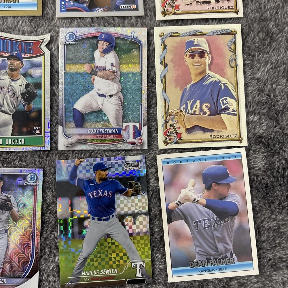 Texas Rangers‎ Baseball 24 Card Lot - Rookies, Stars, Inserts, Parallels